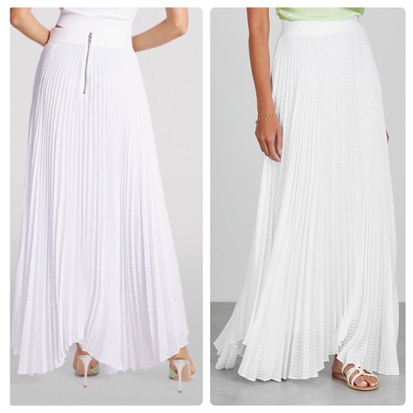 ALICE + OLIVIA Katz Pleated maxi Skirt - Picture 3 of 12